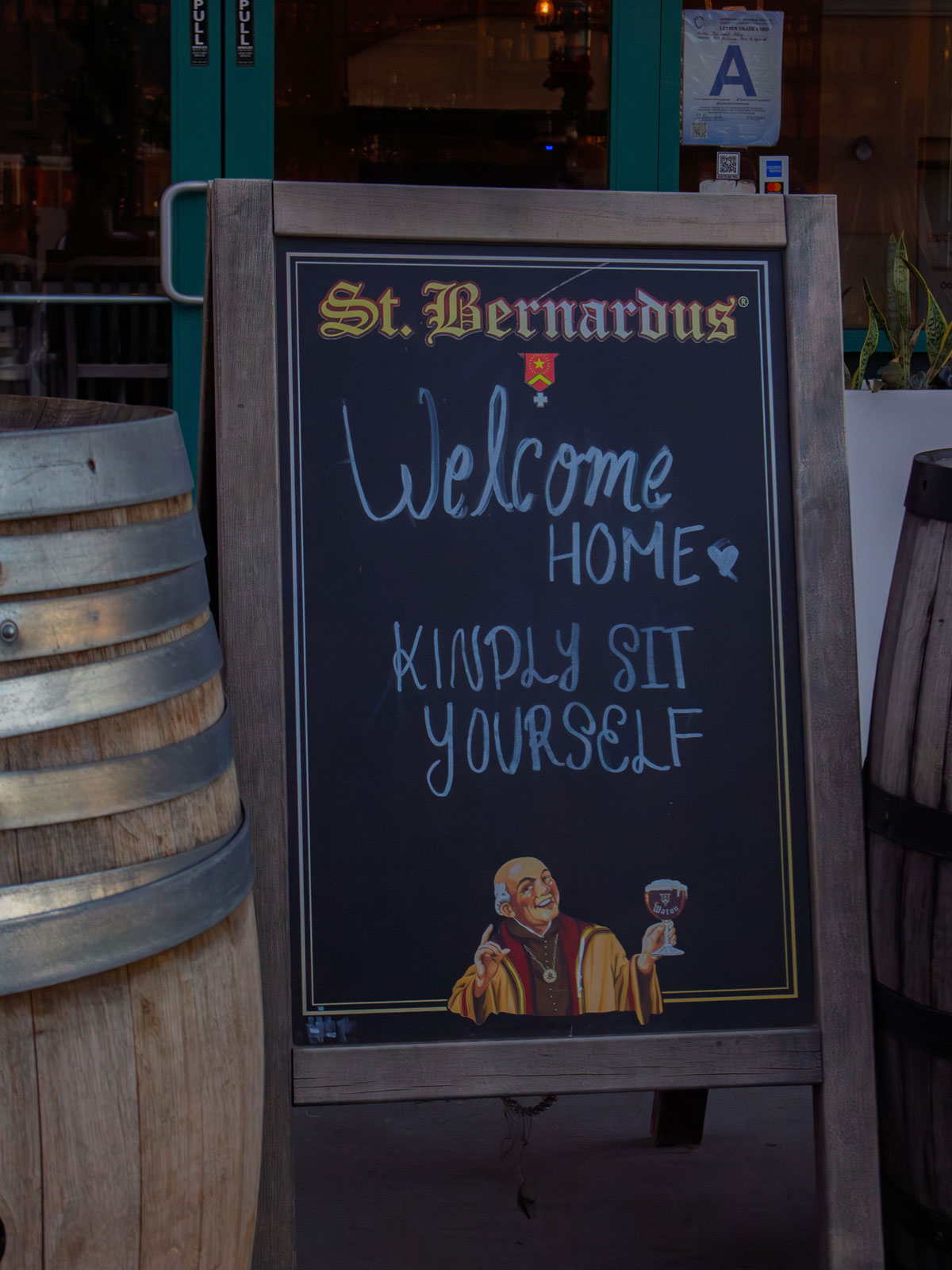 St Bernardus Welcome Sign